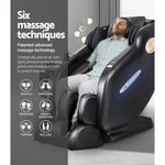 Livemor Massage Chair Electric Recliner Massager Ozeni - Black - Furniture > Bar Stools & Chairs > Massage Chairs