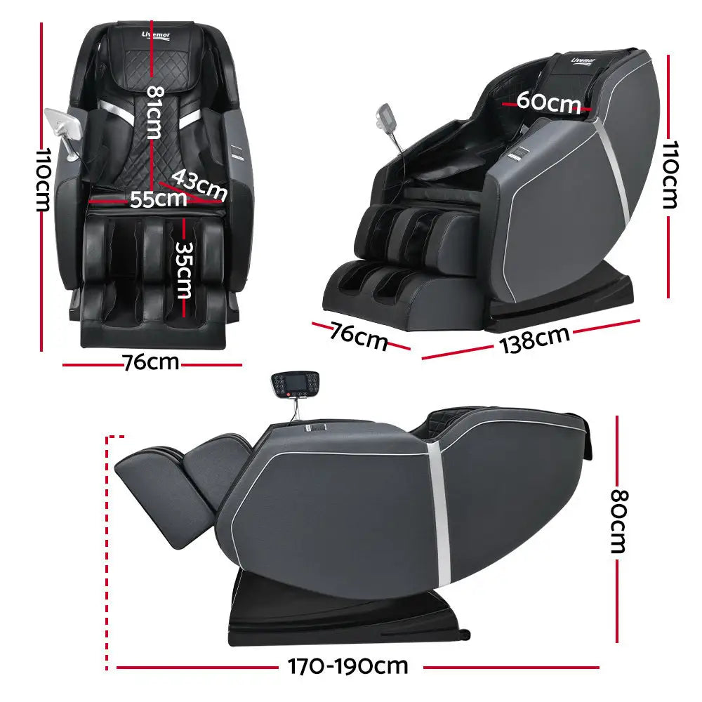 Livemor Massage Chair Electric Recliner Massager Vedriti - Health & Beauty > Massage