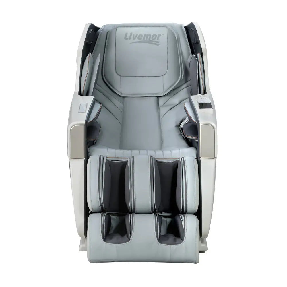 Livemor Massage Chair Electric Recliner Massager White Varitas - Furniture > Bar Stools & Chairs > Massage Chairs