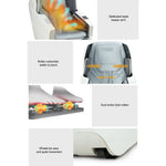 Livemor Massage Chair Electric Recliner Massager White Varitas - Furniture > Bar Stools & Chairs > Massage Chairs