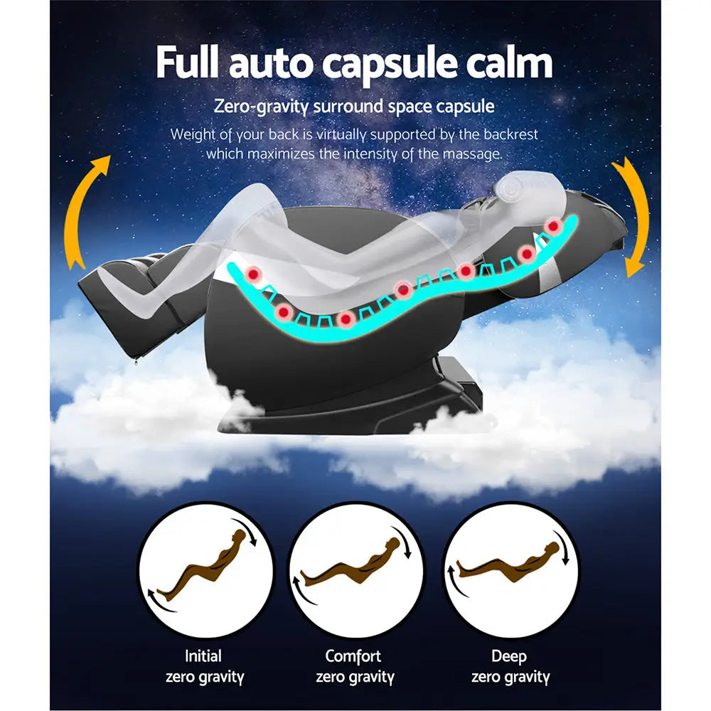 Livemor Massage Chair Electric Recliner Zero Gravity Massager - Health & Beauty > Massage