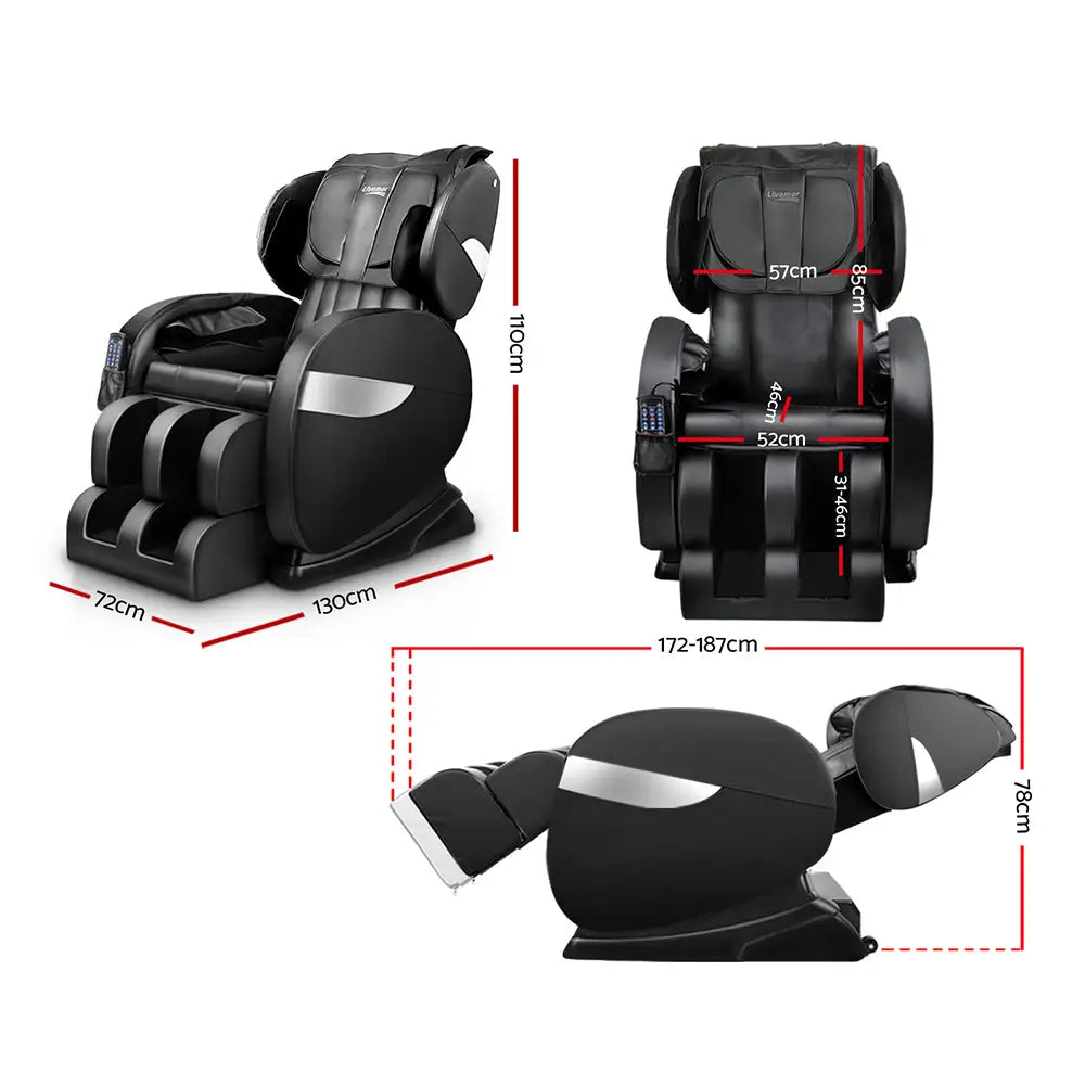 Livemor Massage Chair Electric Recliner Zero Gravity Massager - Health & Beauty > Massage
