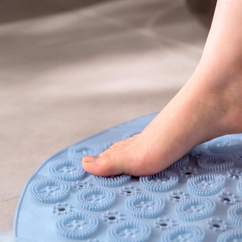 Living Today Non-Slip Massager Bathroom Mat - BLUE - Fashion > Women’s Fashion > Women’s Uggs & Slippers