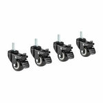 Lockable Desk Casters Single Motor Standing Desk Wheels - Furniture > Office