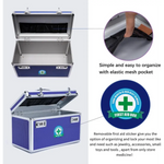 Locking Combination Medicine Box (Blue/Large) - Home & Garden > Storage