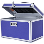 Locking Combination Medicine Box (Blue/Medium) - Home & Garden > Storage