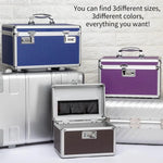 Locking Combination Medicine Box (Purple/Medium) - Home & Garden > Storage