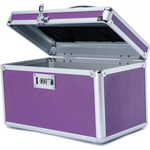 Locking Combination Medicine Box (Purple/Medium) - Home & Garden > Storage
