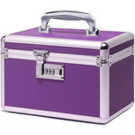 Locking Combination Medicine Box (Purple/Small) - Home & Garden > Storage