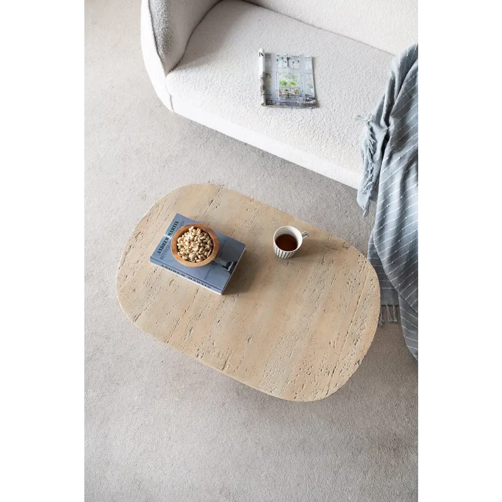 LOGAN CEMENT COFFEE TABLE - Furniture > Living Room > Coffee Tables