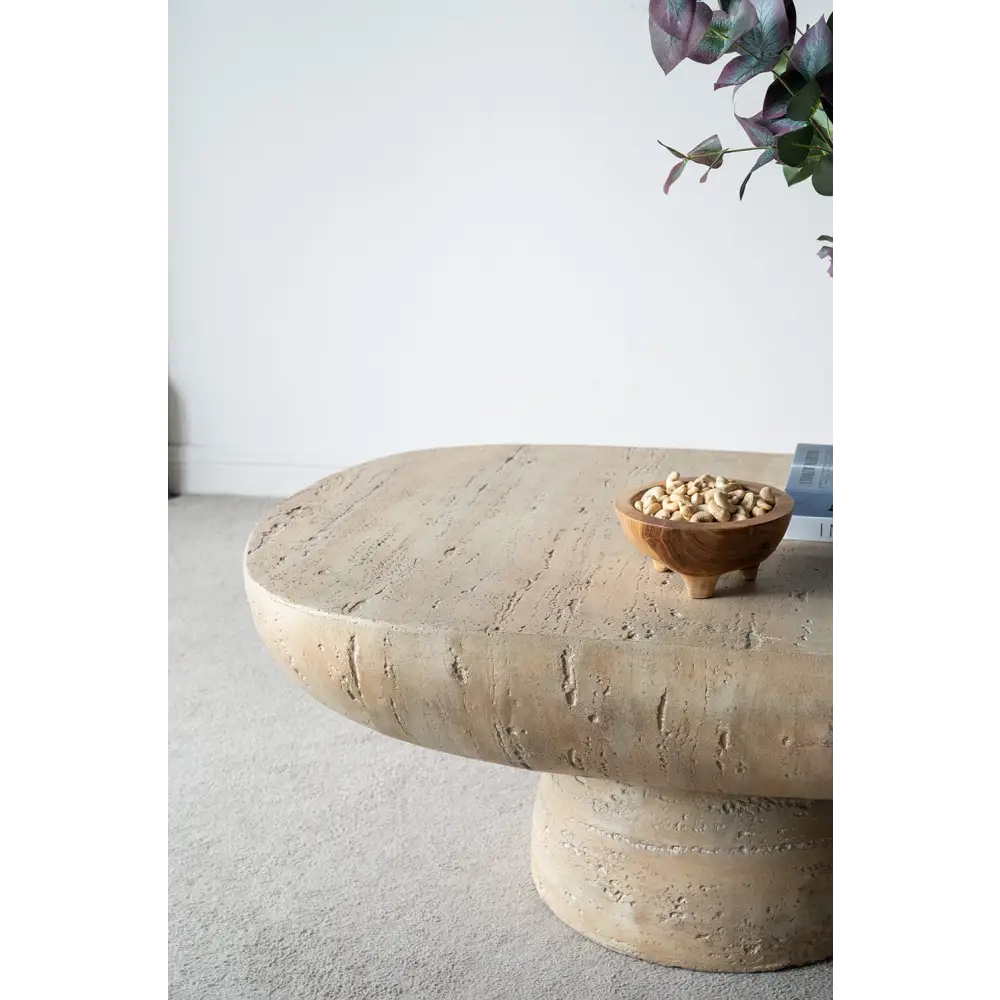 LOGAN CEMENT COFFEE TABLE - Furniture > Living Room > Coffee Tables