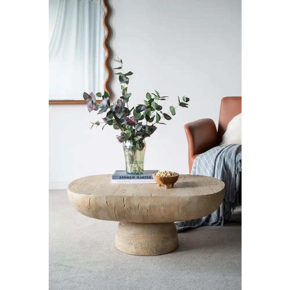 LOGAN CEMENT COFFEE TABLE - Furniture > Living Room > Coffee Tables