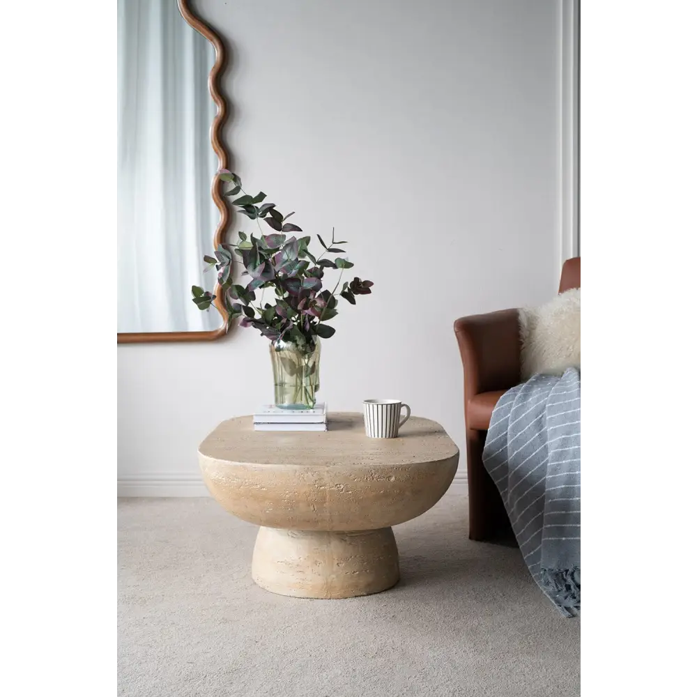 LOGAN CEMENT COFFEE TABLE - Furniture > Living Room > Coffee Tables