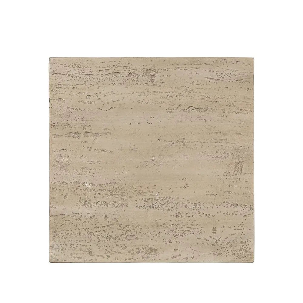 LOGAN CEMENT SQUARE SIDE TABLE - Furniture > Living Room > Side Tables