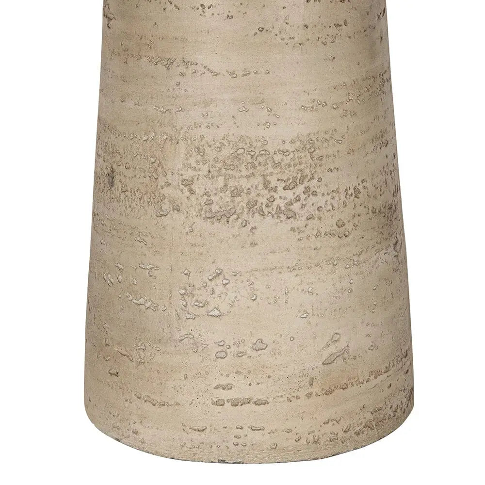 LOGAN CEMENT SQUARE SIDE TABLE - Furniture > Living Room > Side Tables