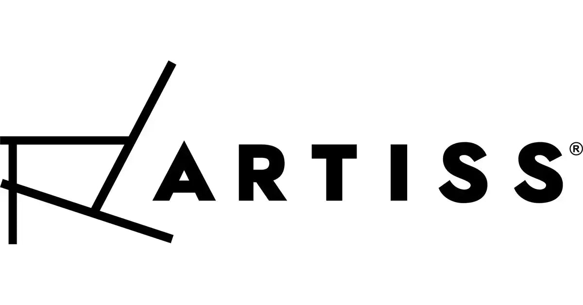 Logo for a brand named Artiss, featuring stylized chair design integrated with the text.