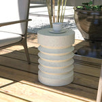 LOLA CEMENT SIDE TABLE - Furniture > Living Room > Side Tables