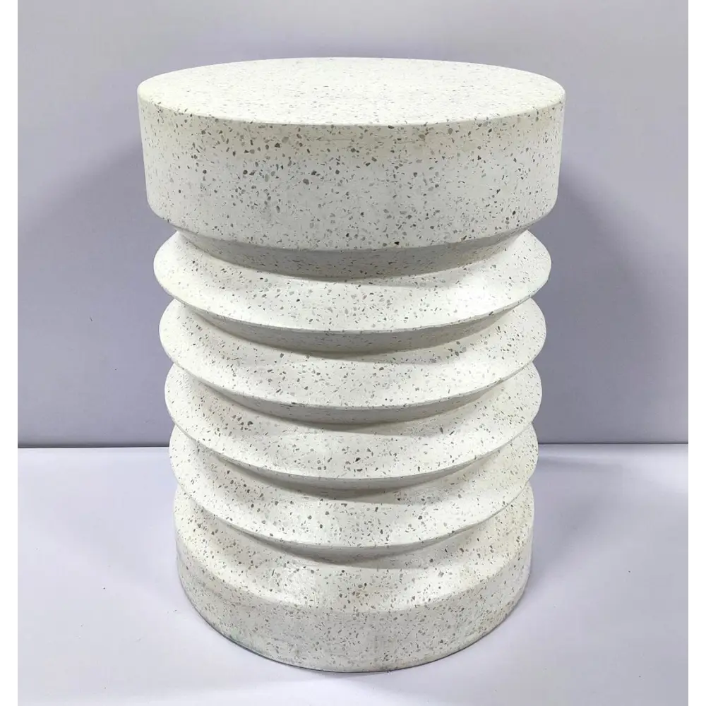 LOLA CEMENT SIDE TABLE - Furniture > Living Room > Side Tables
