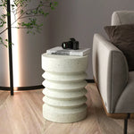 LOLA CEMENT SIDE TABLE - Furniture > Living Room > Side Tables