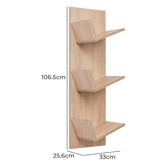 LONDON DISPLAY SHELF - NATURAL OAK - Furniture > Living Room