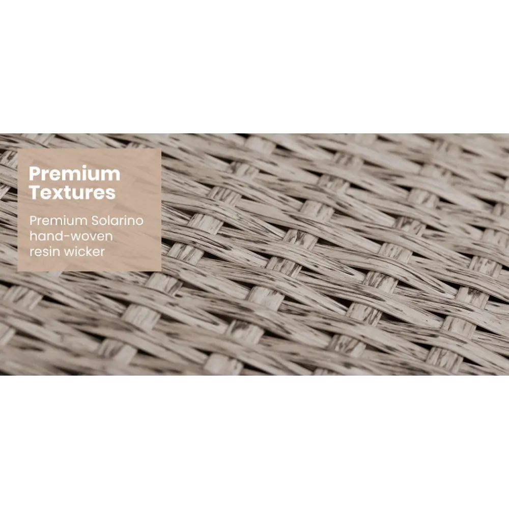 LONDON RATTAN Day Bed Daybed Sofa Garden Wicker Outdoor Furniture Round - Furniture > Outdoor