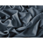 Long Blockout Curtain 295x273cm PINCH PLEAT + Hooks High Level Fabric Grey Blue - Home & Garden > Curtains > Curtains &