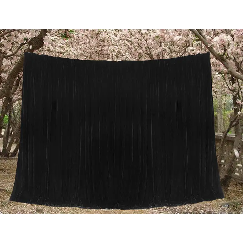 Long Large Thick Black Velvet Curtains 580x270cm + full liner,Blockout,Pinch Pleat - Home & Garden > Curtains >
