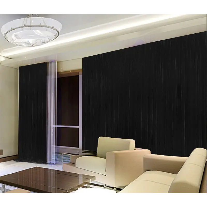 Long Large Thick Black Velvet Curtains 580x270cm + full liner,Blockout,Pinch Pleat - Home & Garden > Curtains >