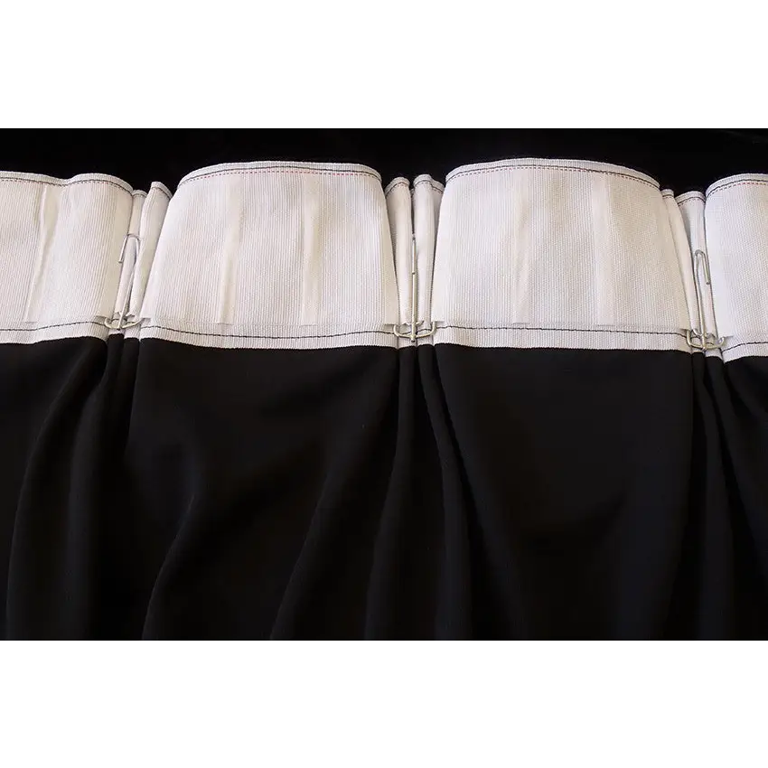 Long Large Velvet Curtains Black 620x270cm with 4m blockout + 30 Hook New - Home & Garden > Curtains > Curtains & Drapes