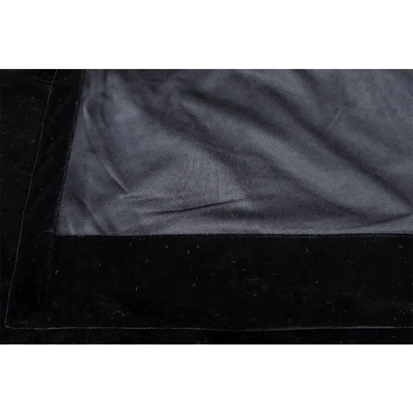 Long Large Velvet Curtains Black 620x270cm with 4m blockout + 30 Hook New - Home & Garden > Curtains > Curtains & Drapes