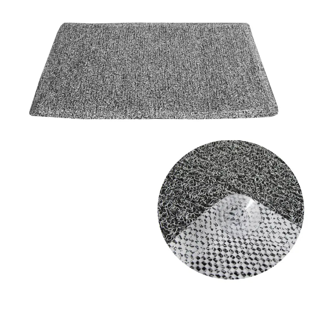 Loofah Shower Mat Black - Home & Garden > Bathroom Accessories