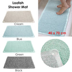 Loofah Shower Mat Cream - Home & Garden > Bathroom Accessories