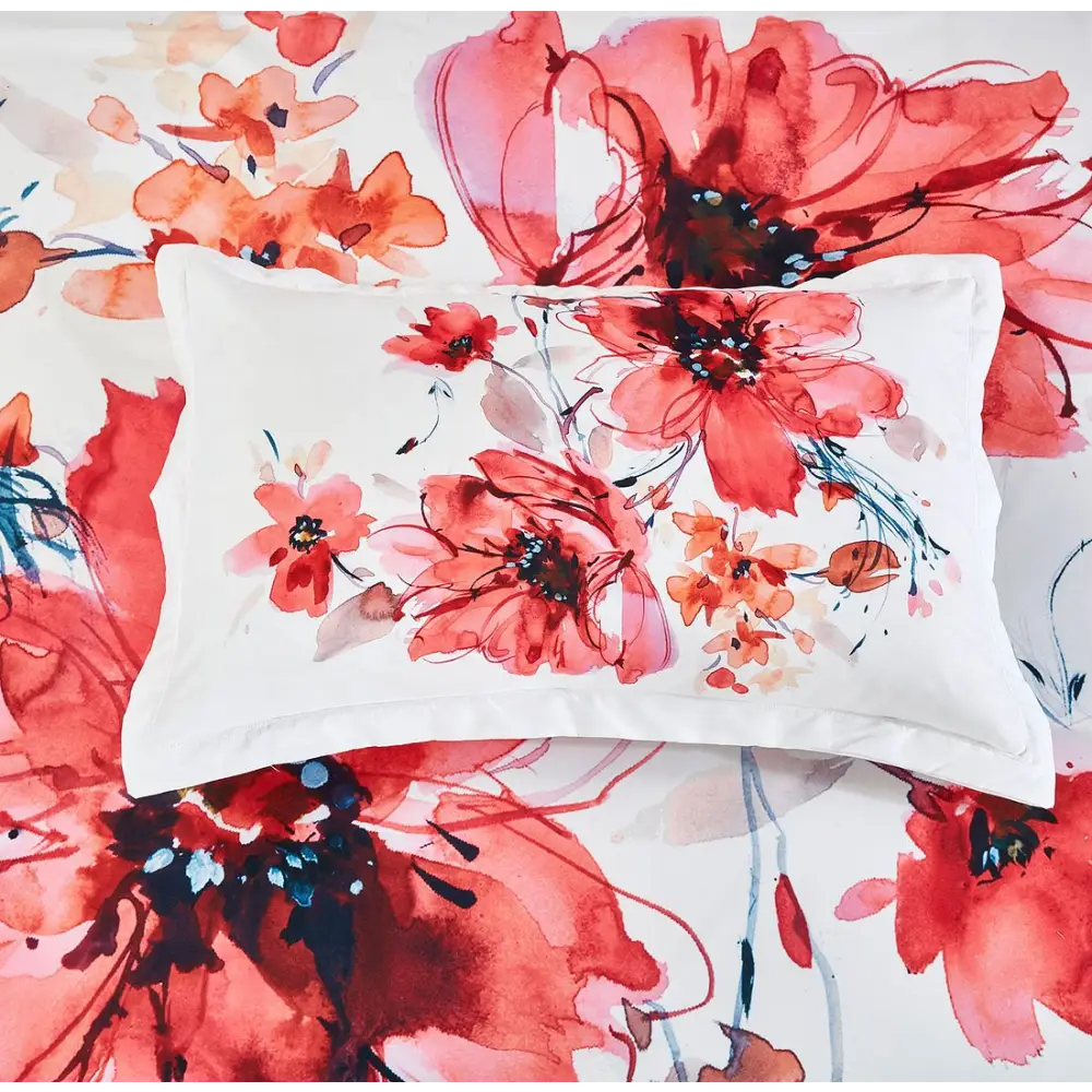 Lulani Floral Quilt Cover Set - King Size - Home & Garden > Bedding