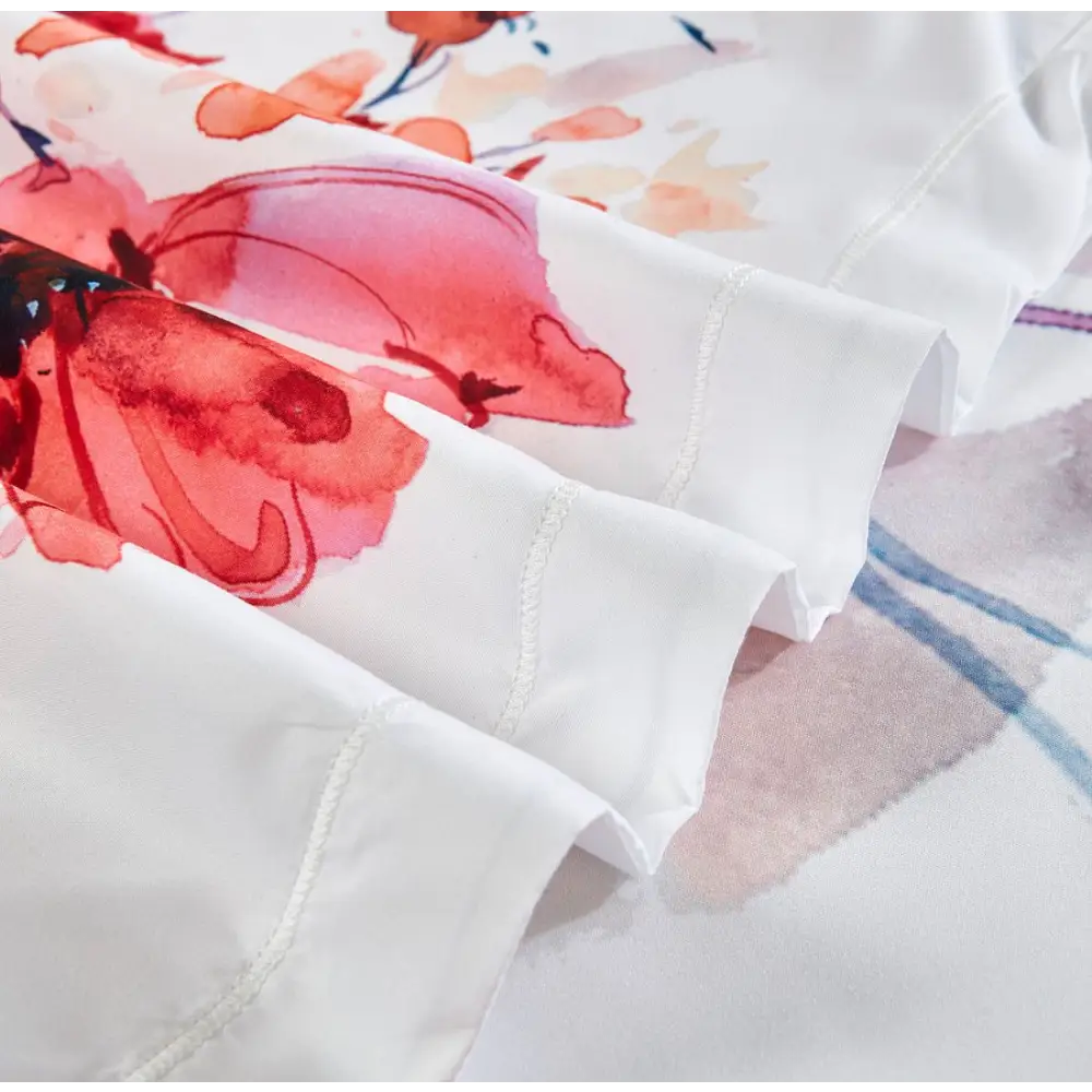 Lulani Floral Quilt Cover Set - King Size - Home & Garden > Bedding