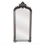 LUX Arch French Provincial Ornate Mirror - Antique Silver - Home & Garden > Decor