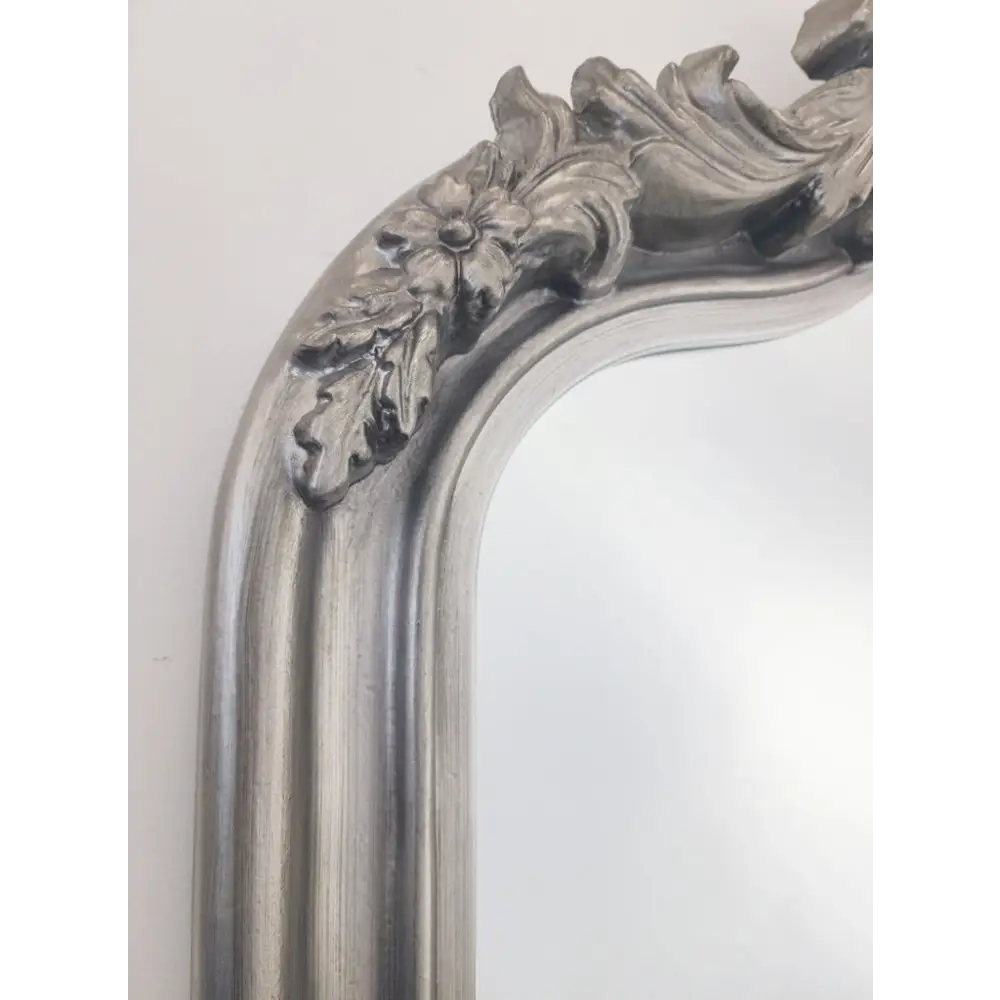 LUX Arch French Provincial Ornate Mirror - Antique Silver - Home & Garden > Decor