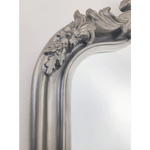 LUX Arch French Provincial Ornate Mirror - Antique Silver - Home & Garden > Decor