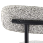 Luxe Boucle Cushioned Elsa Dining Chairs in Arctic White - Furniture > Dining > Kitchen & Dining Chairs