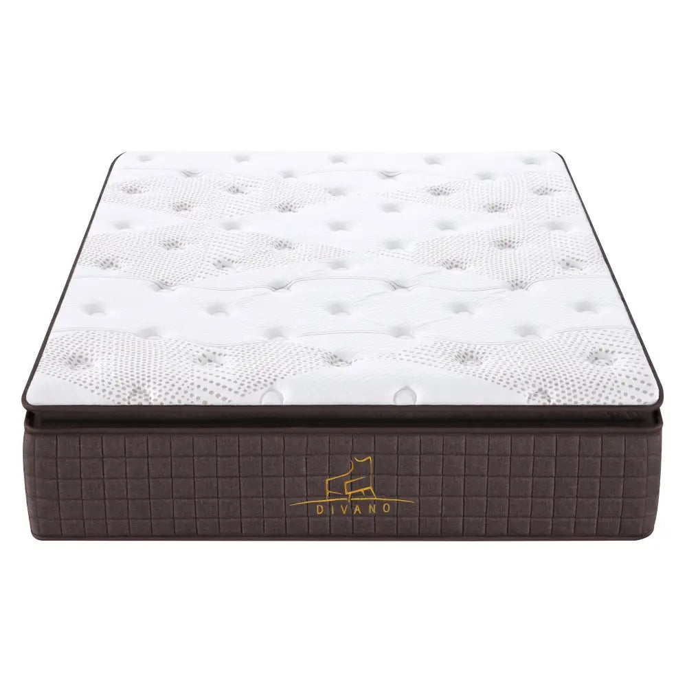 Luxe Dreams Double Size 7 Zones Pocket Spring Premium Medium Feel 34cm Mattress - Furniture > Mattresses