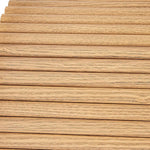 Luxe Ribbed Round Coffee Table Wooden - Furniture > Living Room
