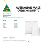 Luxor Twin Pack 45x45cm Aus Made Hotel Cushion Inserts Premium Memory Resistant Filling - Home & Garden > Decor