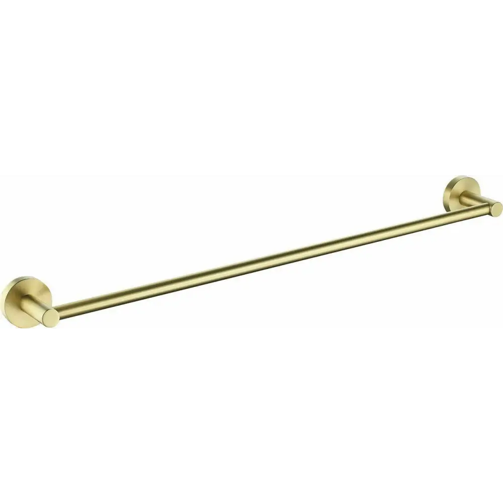 Luxurious Brushed Gold Stainless Steel 304 Towel Rack Rail - Single Bar 800mm - Home & Garden > Bathroom Accessories >