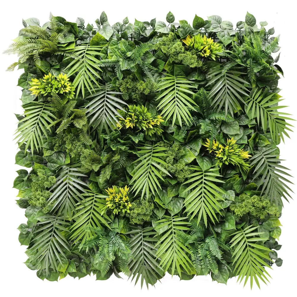 Luxury Hawaiian Sunrise Vertical Garden/Green Wall UV Resistant 1m X 1m - Home & Garden > Artificial Plants