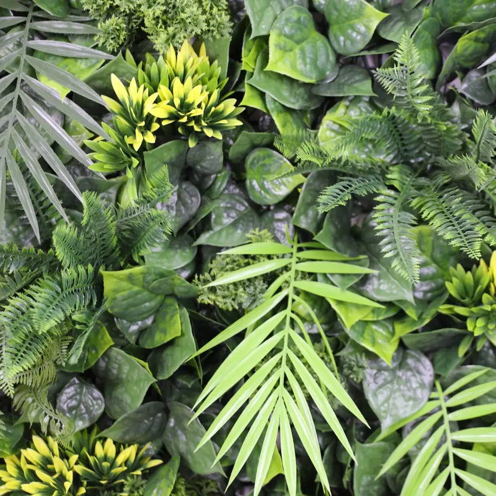 Luxury Hawaiian Sunrise Vertical Garden/Green Wall UV Resistant 1m X 1m - Home & Garden > Artificial Plants