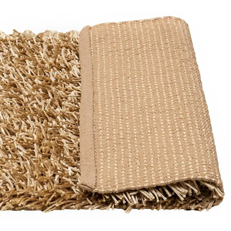 Luxury High Pile Soft Non Slip Bathmat 50 x 80cm (Cream) - Home & Garden > Rugs > Floor Rugs