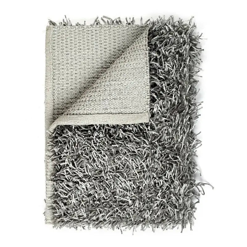 Luxury High Pile Soft Non Slip Bathmat 50 x 80cm (Silver) - Furniture > Bathroom > Bathtubs