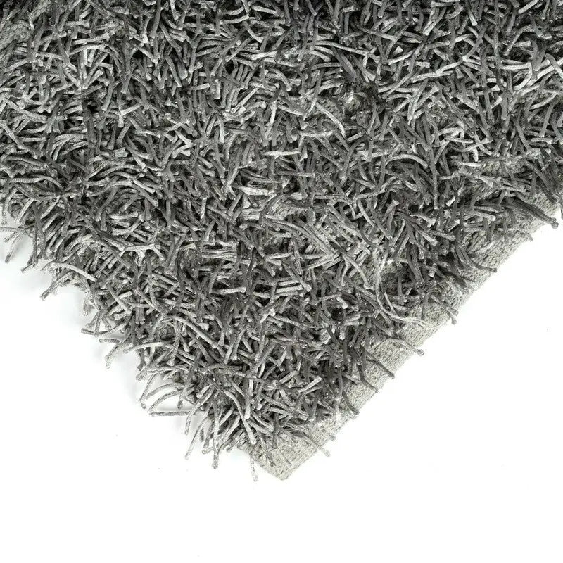 Luxury High Pile Soft Non Slip Bathmat 50 x 80cm (Silver) - Furniture > Bathroom > Bathtubs
