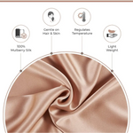 Luxury Pillowcase - 100% Pure Mulberry Silk on Both Sides - Copper - Home & Garden > Bedding > Pillowcases
