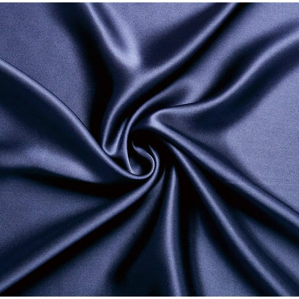 Luxury Pillowcase - 100% Pure Mulberry Silk on Both Sides - Navy - Home & Garden > Bedding > Pillowcases