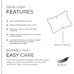 Luxury Pillowcase - 100% Pure Mulberry Silk on Both Sides - Pink - Home & Garden > Bedding > Pillowcases
